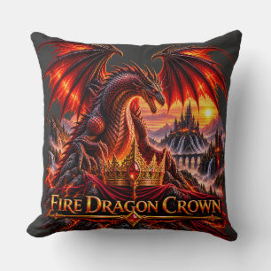 Almohada de lanzamiento de dragón de fantasía Coro