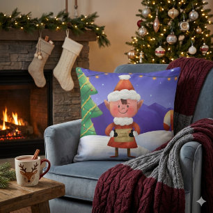 Almohada de lanzamiento de duende de deseos del Po
