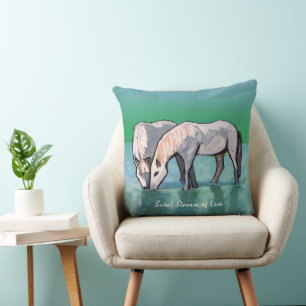 Almohada de lanzamiento de dulce corriente de amor
