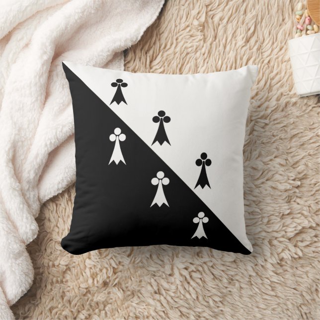 Almohada de lanzamiento de emblema de población de (Manta)