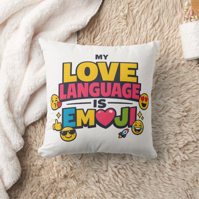Almohada de lanzamiento de Emoji | Decoración dive (Manta)