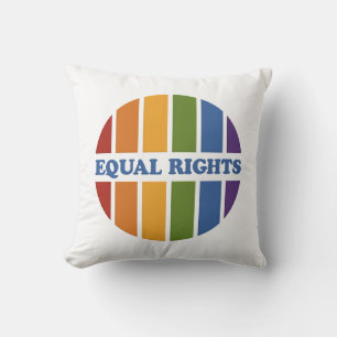 almohada de lanzamiento de Equal Rights
