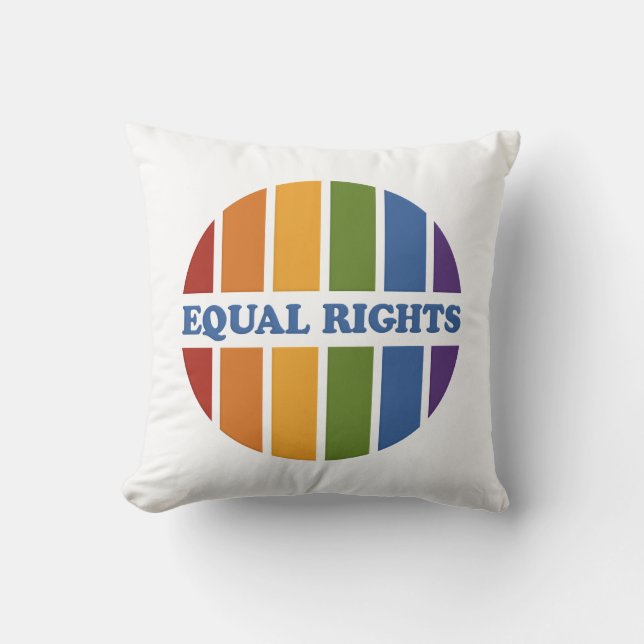 almohada de lanzamiento de Equal Rights (Anverso)