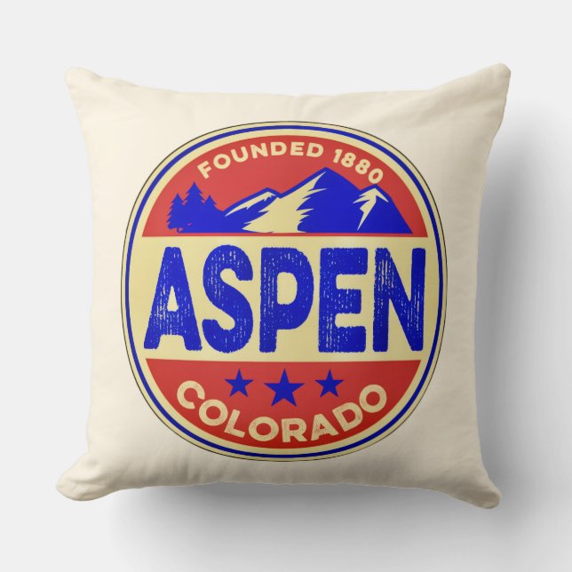 Almohada de lanzamiento de esquí Aspen (Anverso)