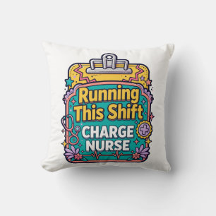 Almohada de lanzamiento de esta enfermera de turno