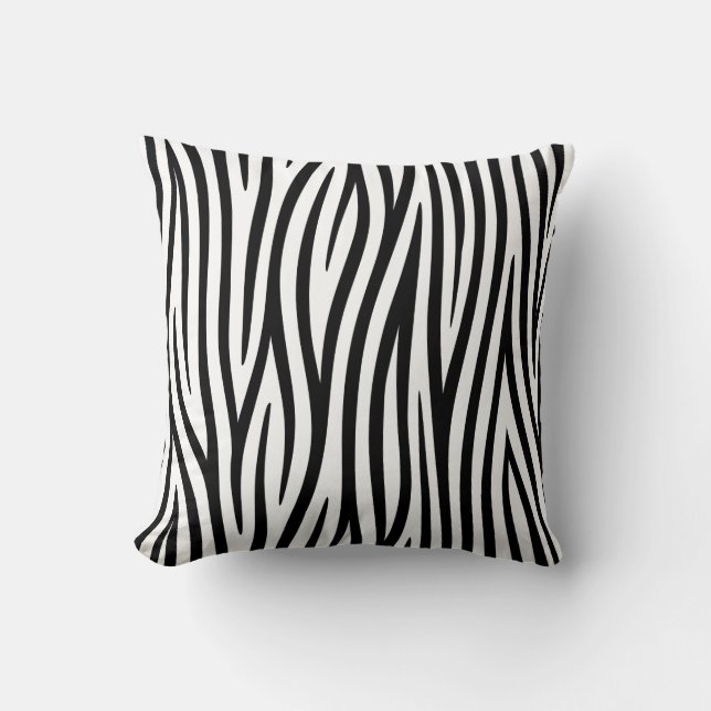 Almohada de lanzamiento de estampado animal (Anverso)