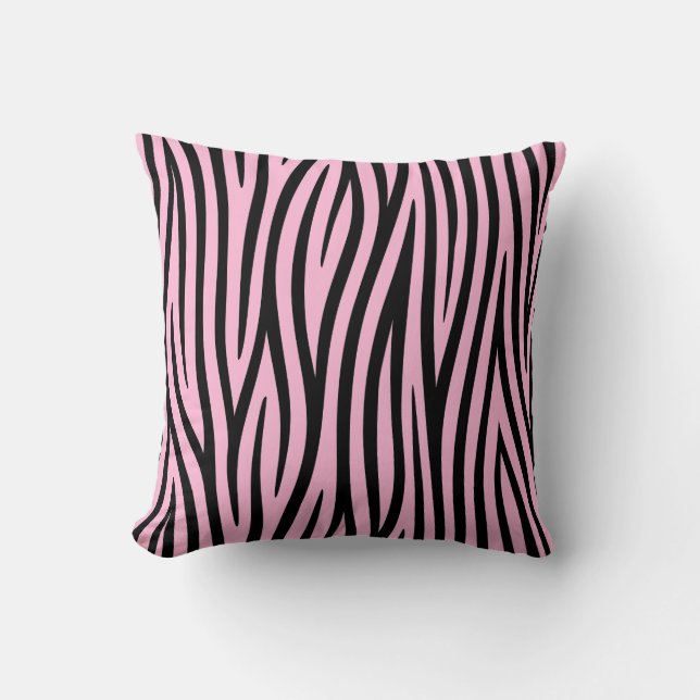 Almohada de lanzamiento de estampado animal (Anverso)