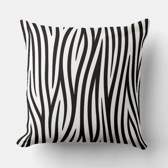 Almohada de lanzamiento de estampado animal (Anverso)
