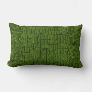 Almohada de lanzamiento de estampado de caimán