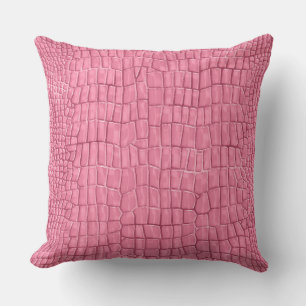 Almohada de lanzamiento de estampado de caimán