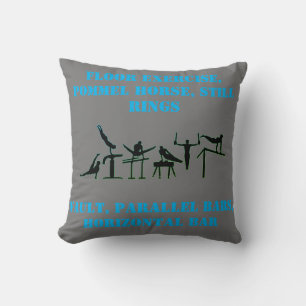 Almohada de lanzamiento de eventos de gimnasia par