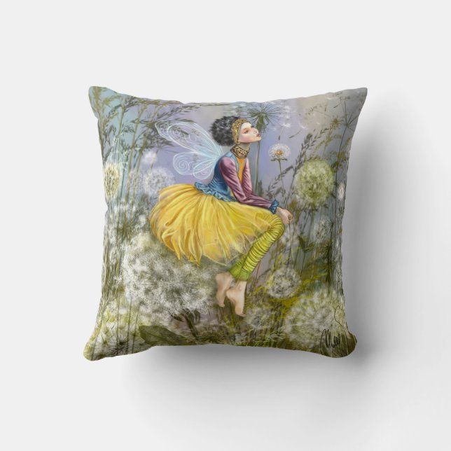 Almohada de lanzamiento de fantasía de dientes de  (Reverso)