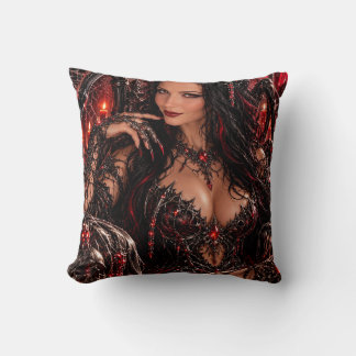 Almohada de lanzamiento de fantasía oscura gótica