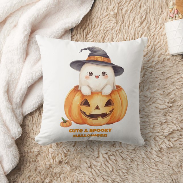 Almohada de lanzamiento de fantasma de Halloween d (Manta)