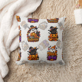Almohada de lanzamiento de fantasma de truco o tra