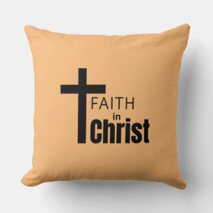 Almohada de lanzamiento de fe en Cristo