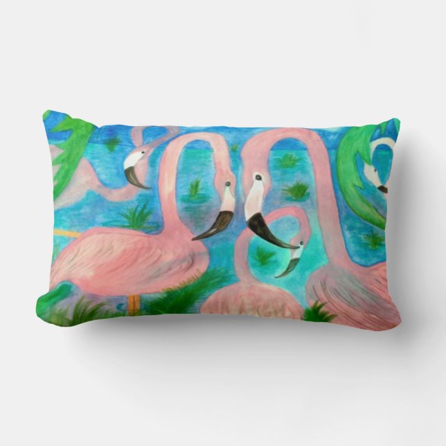 Almohada de lanzamiento de fiesta de flamenco (Anverso)