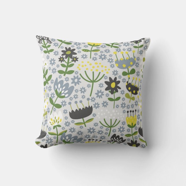 almohada de lanzamiento de flores (Anverso)