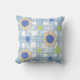 almohada de lanzamiento de flores