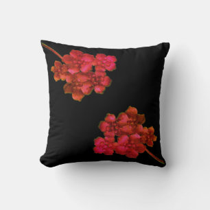 almohada de lanzamiento de flores