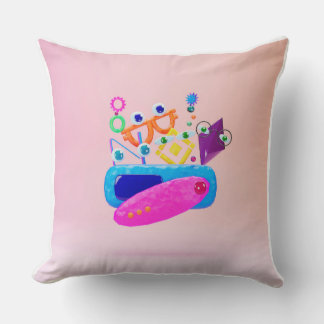 Almohada de lanzamiento de formas de monstruos geo