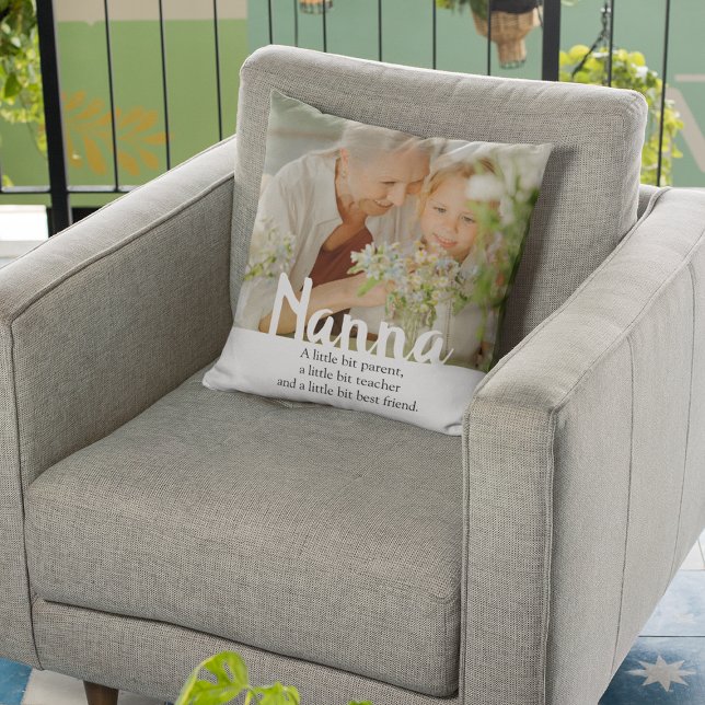 Almohada de lanzamiento de foto de Nanna moderna (Subido por el creador)