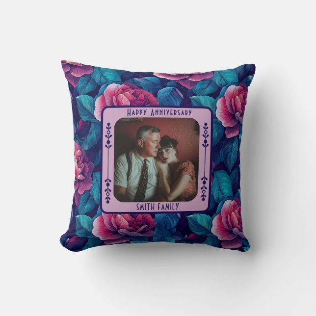 Almohada de lanzamiento de foto elegante contempor (Anverso)