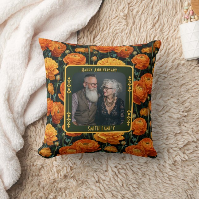 Almohada de lanzamiento de foto familiar única par (Manta)