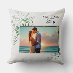 Almohada de lanzamiento de foto personalizada de v
