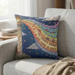 Almohada de lanzamiento de foto que irradia amabil