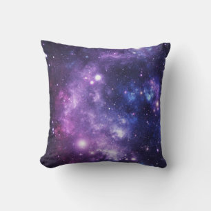 Almohada de lanzamiento de galaxia púrpura del esp