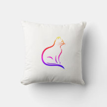 Almohada de lanzamiento de gato