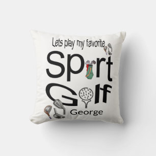 Almohada de lanzamiento de golf deportivo