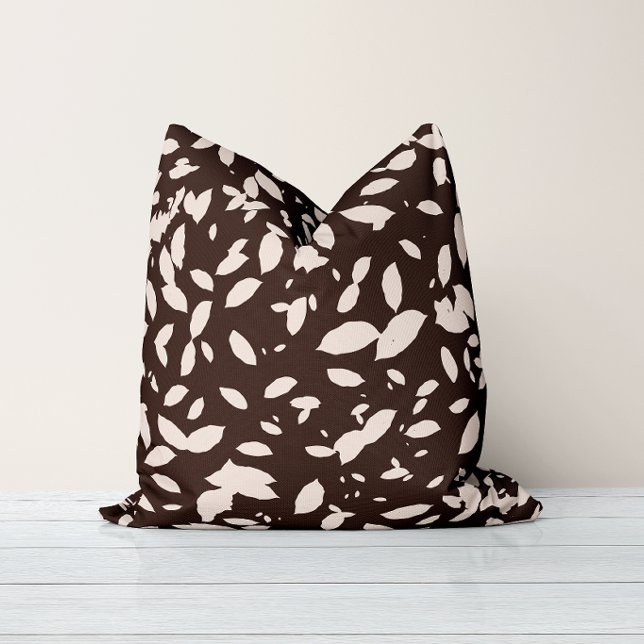 Almohada de lanzamiento de grano de café de follaj (Subido por el creador)