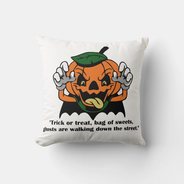 Almohada de lanzamiento de Halloween (Anverso)