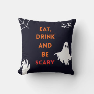 Almohada de lanzamiento de Halloween 'Come, bebe y