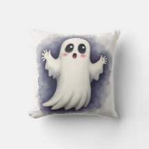 Almohada de lanzamiento de Halloween de fantasma e