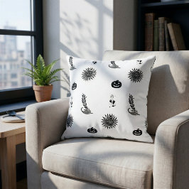 Almohada de lanzamiento de Halloween Minimalista W