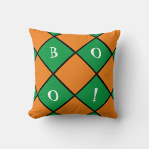 Almohada de lanzamiento de Halloween naranja y ver