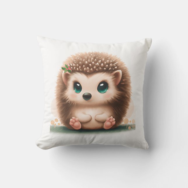almohada de lanzamiento de hedgehog para bebés (Anverso)