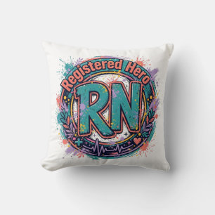 Almohada de lanzamiento de héroe registrado RN