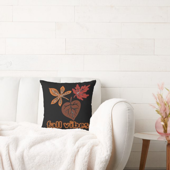 Almohada de lanzamiento de hojas de otoño Vibracio (Sofá)