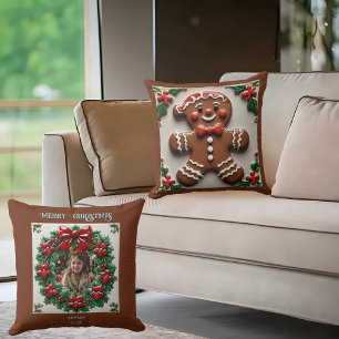 Almohada de lanzamiento de hombre de jengibre de N