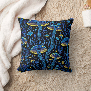 Almohada de lanzamiento de hongo bioluminiscente d