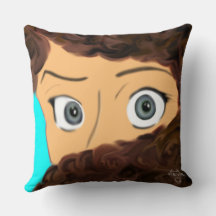Almohada de lanzamiento de humor de búho tranquilo