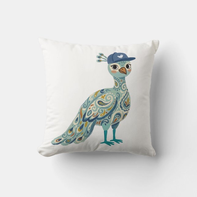 Almohada de lanzamiento de impresión de gorra de b (Anverso)
