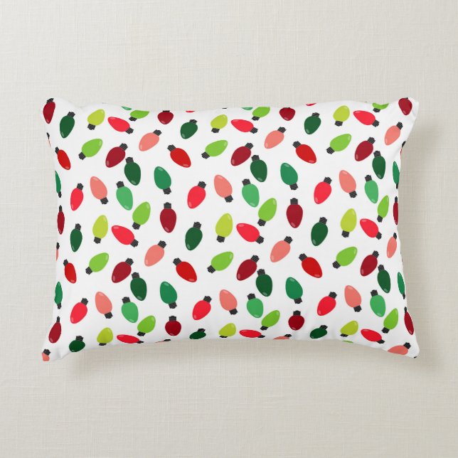 Almohada de lanzamiento de impresión de luces de á (Anverso)