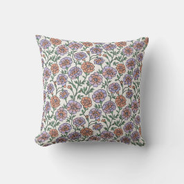 Almohada de lanzamiento de impresión de Marigold d
