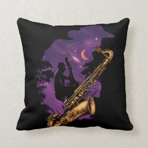 almohada de lanzamiento de jazz de medianoche
