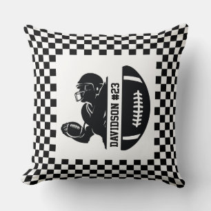 Almohada de lanzamiento de jugador de fútbol de eq